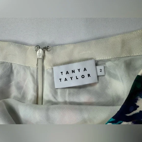 Tanya Taylor Erin silk floral skirt size 2